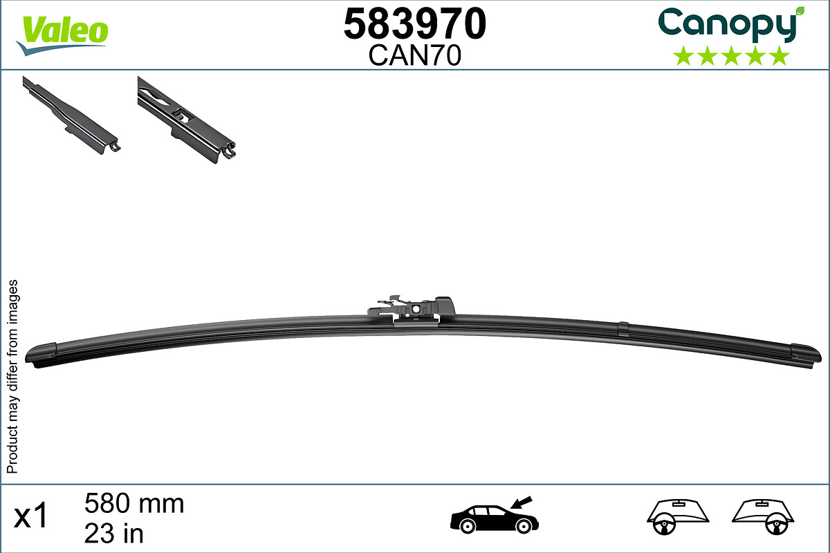 Lamela stergator VALEO 583970